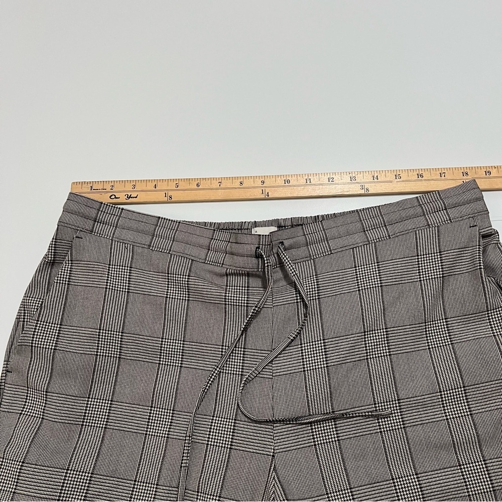 NWT a new day Size XXL Wide Leg Drawstring Plaid Pants - Brown - Picture 6 of 12